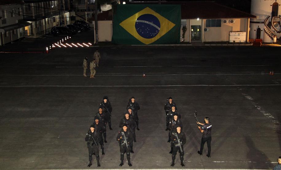 Formatura marca a conclusão do 17º Curso de Operações Especiais da Polícia Militar do Paraná em Curitiba