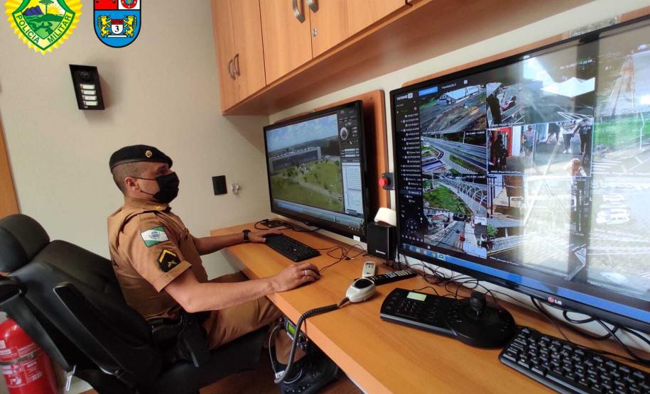 PM reforça o policiamento da 1⁰ Open Park com caminhão tecnológico em Pato Branco