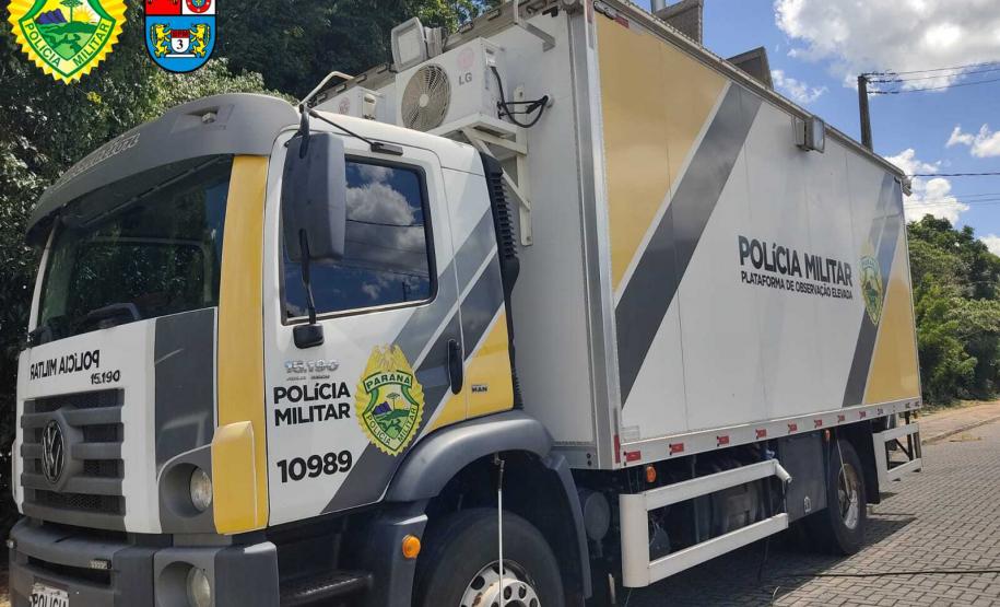 PM reforça o policiamento da 1⁰ Open Park com caminhão tecnológico em Pato Branco