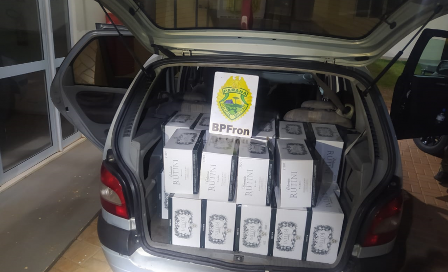 BPFron apreende bebidas, eletrônicos e cigarros contrabandeados no Oeste do estado