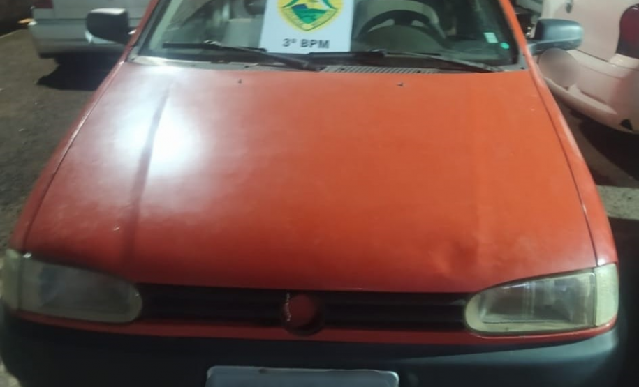 No Sudoeste do estado, PM encaminha adolescente e recupera uma motocicleta e um carro