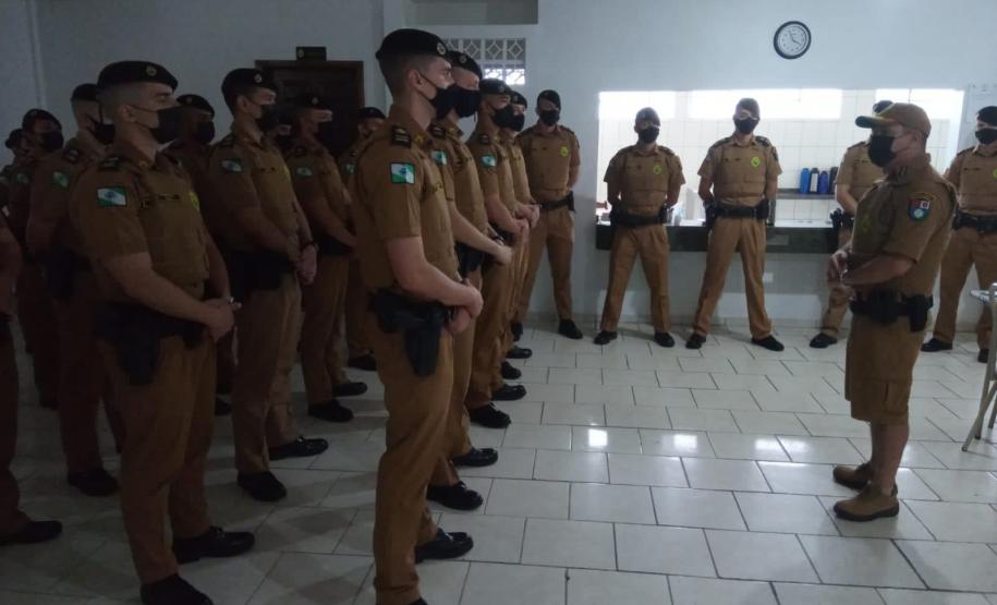 Futuros oficiais da PM fazem estágio operacional no Litoral