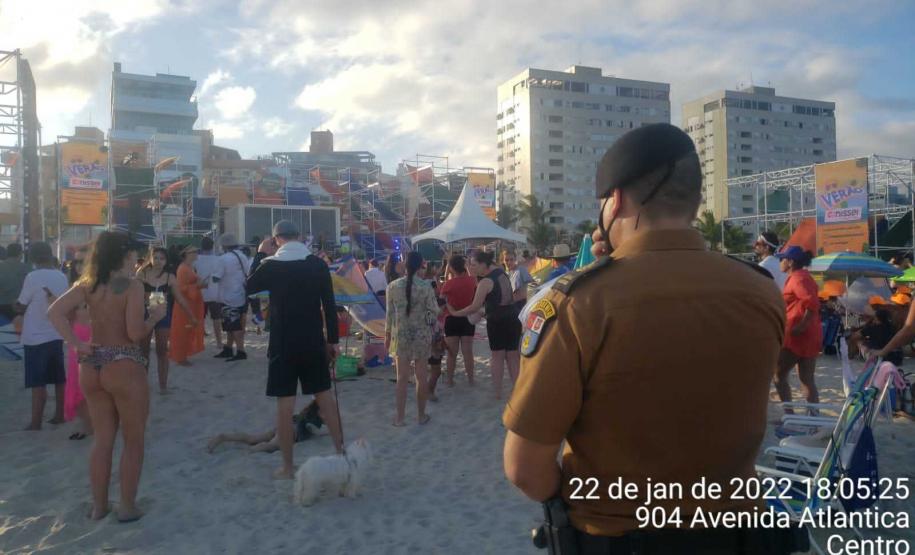 Futuros oficiais da PM fazem estágio operacional no Litoral