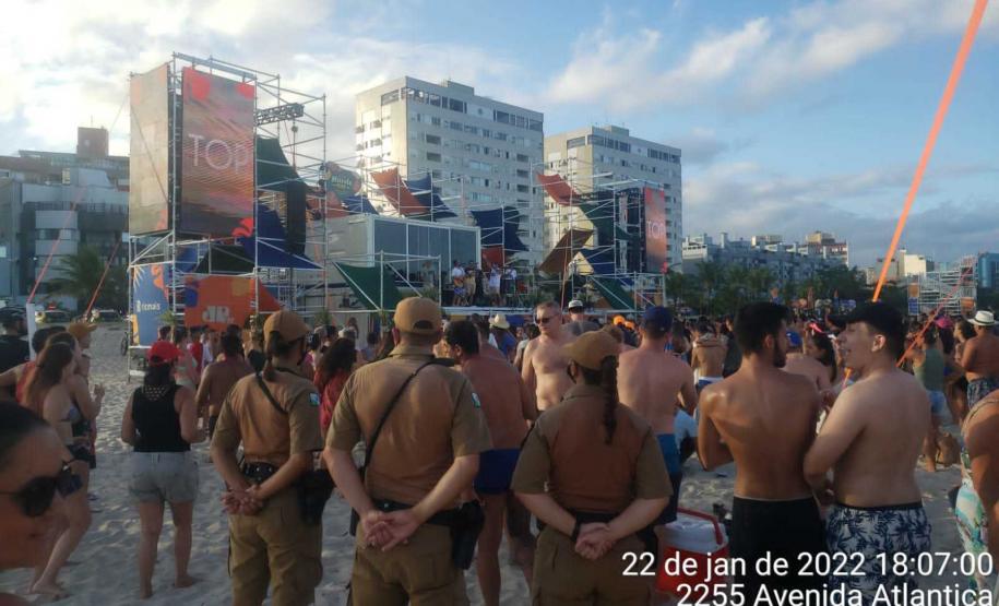 Futuros oficiais da PM fazem estágio operacional no Litoral