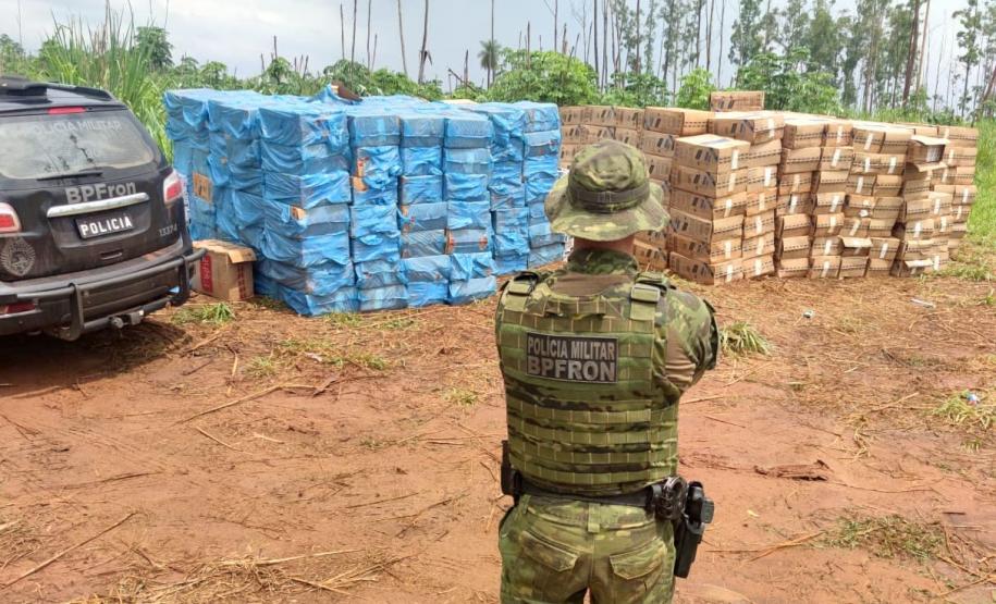 BPFron quadruplica apreensões de contrabando e tira de circulação 41 toneladas de drogas