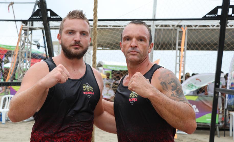 Desafio Cross Games estimula confraternização entre policiais militares e bombeiros nas areias de Caiobá