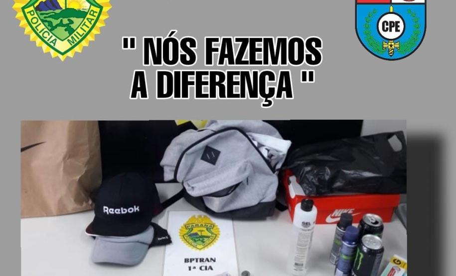 BPTran apreende mais de 100 comprimidos de ecstasy e recupera carro em Curitiba