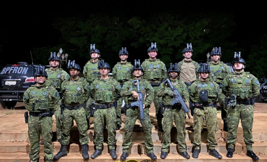 Batalhão da fronteira da PM capacita policiais militares para utilização de óculos de visão noturna e binóculos termal em operações fronteiriças