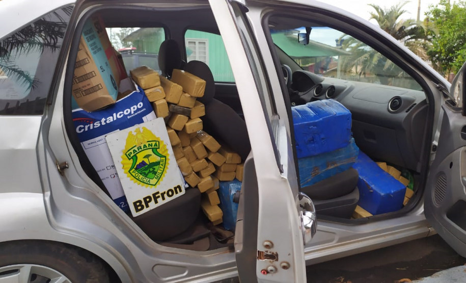 BPFron apreende mais de 700 quilos de maconha e cigarros contrabandeados durante a Operação Hórus
