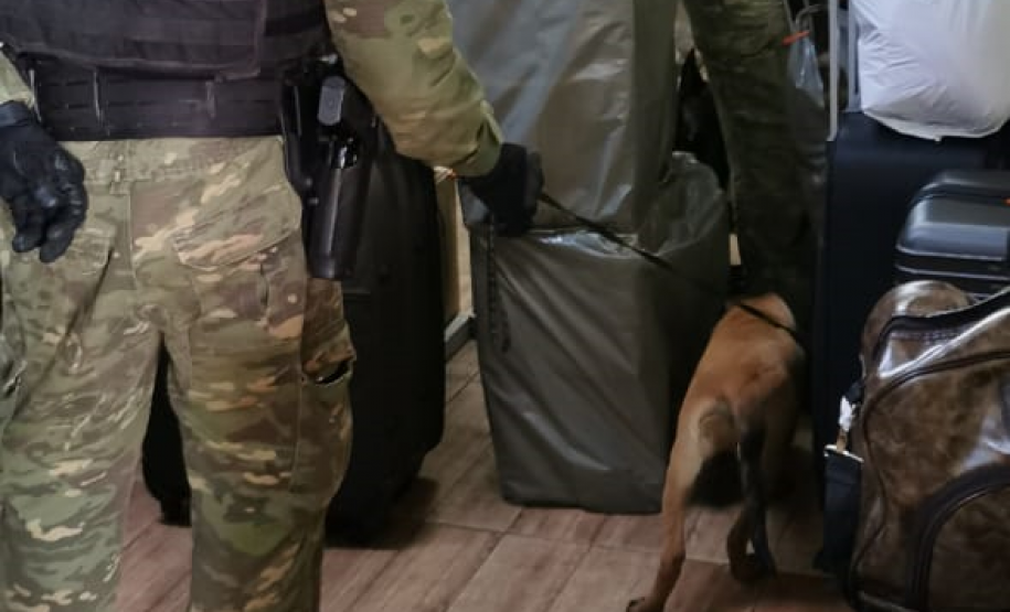 BPFron apreende mais de 700 quilos de maconha e cigarros contrabandeados durante a Operação Hórus