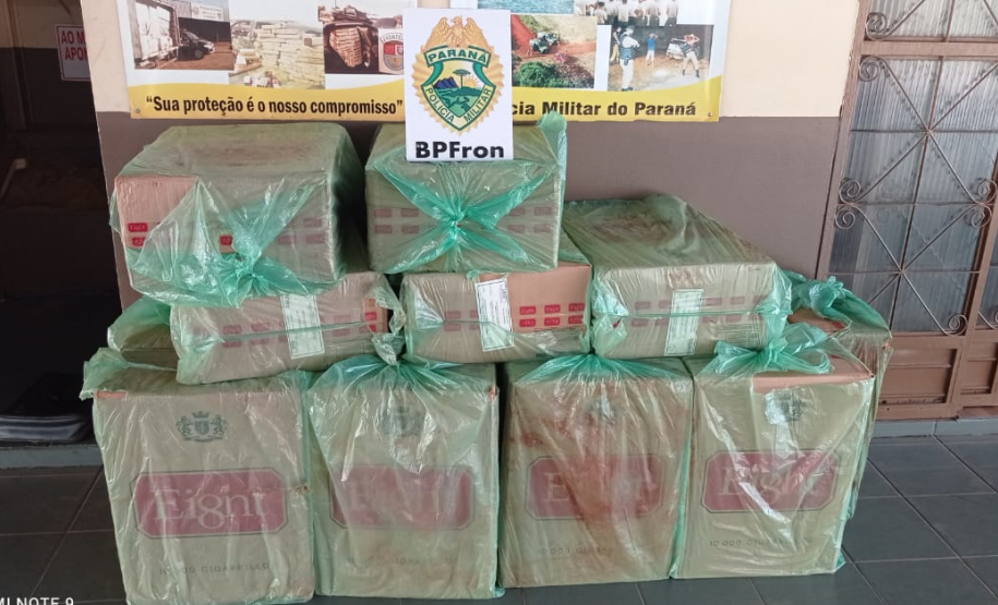 BPFRON apreende mais de 300 quilos de maconha e produtos contrabandeados no Oeste do estado