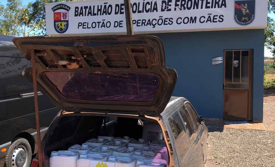 BPFRON apreende mais de 300 quilos de maconha e produtos contrabandeados no Oeste do estado
