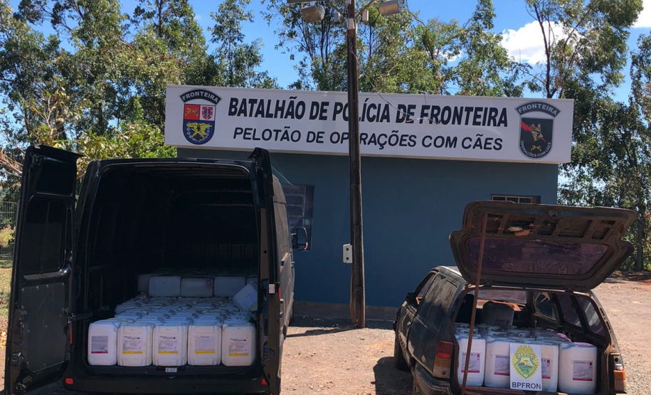 BPFRON apreende mais de 300 quilos de maconha e produtos contrabandeados no Oeste do estado