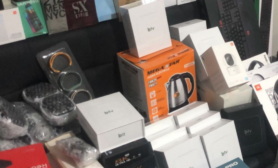 BPRv apreende van carregada com mercadorias contrabandeadas no Sudoeste do estado