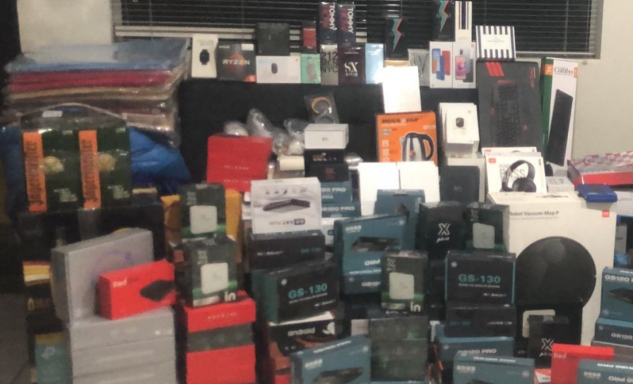 BPRv apreende van carregada com mercadorias contrabandeadas no Sudoeste do estado