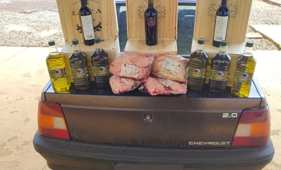 BPRv apreende diversos produtos contrabandeados no oeste do estado
