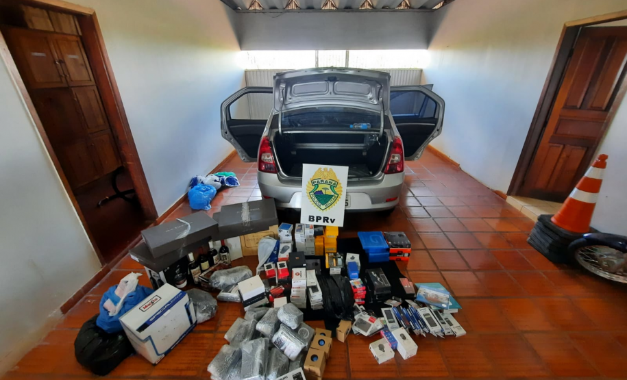 Em diferentes cidades, policiais rodoviários estaduais apreendem 200 quilos de maconha, porções de crack e equipamentos eletrônicos