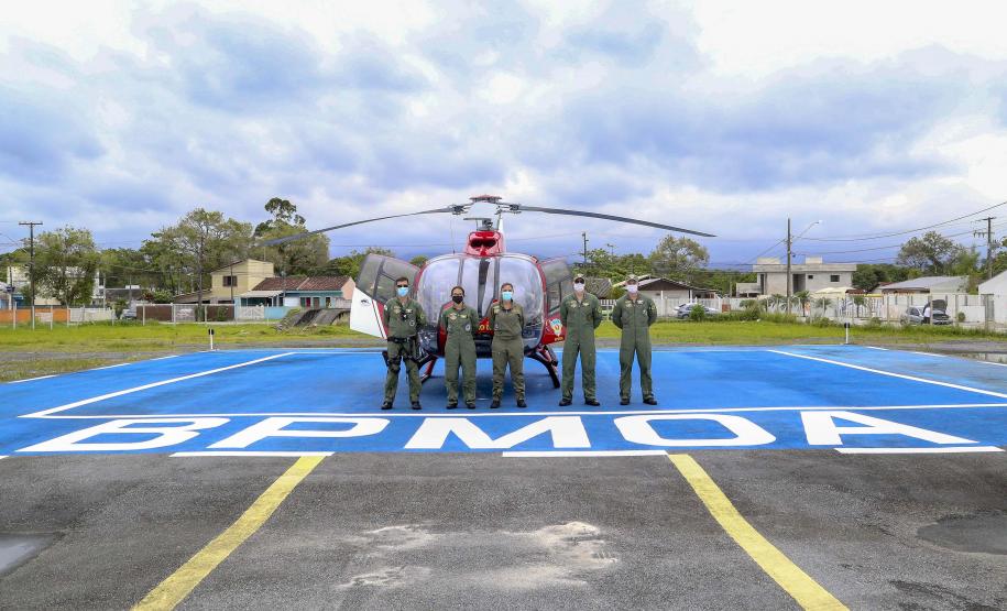 No Litoral, suporte aéreo salva 79 vidas em quase dois meses do Verão Paraná
