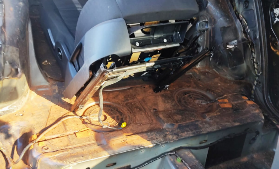 BPRv apreende carro carregado com 300 litros de herbicida no Oeste do estado