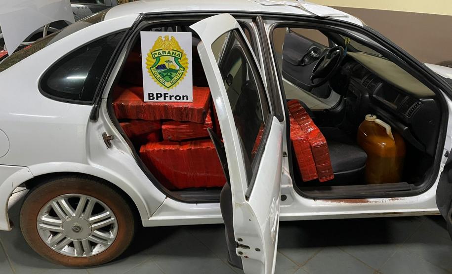 BPFron apreende mais de meia tonelada de maconha no Oeste do Estado