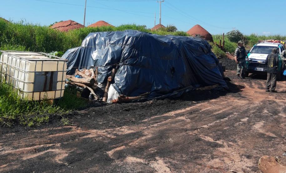 Polícia Ambiental apreende 242 toneladas de carvão e aplica mais de R$ 355 mil em multas
