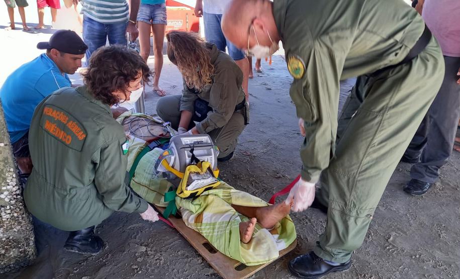 BPMOA atende vítima com hipoglicemia na Ilha de Superagui