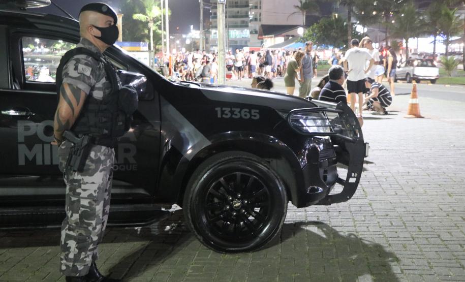 PM aborda mais de 3 mil pessoas e encaminha mais de 100 nos primeiros dias de Carnaval, no Litoral