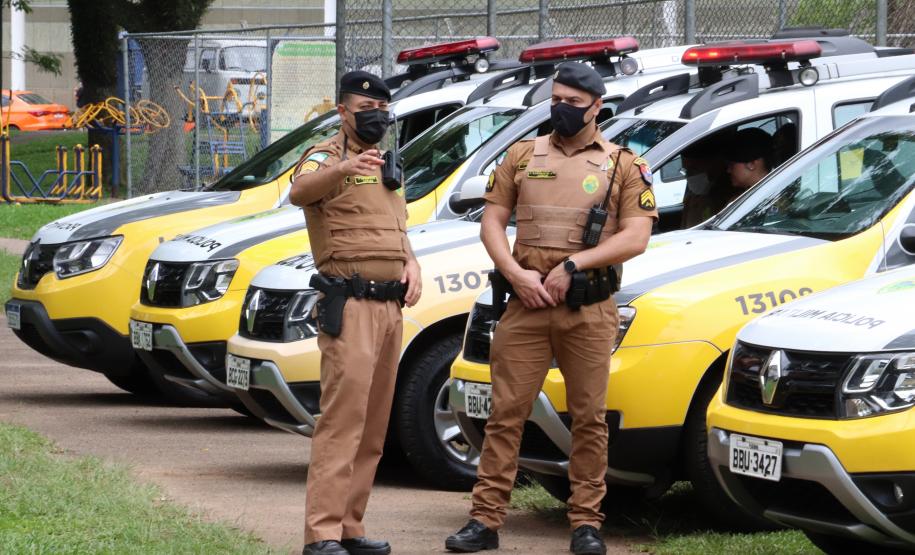 Operação da PM reforça policiamento em alguns bairros de Curitiba