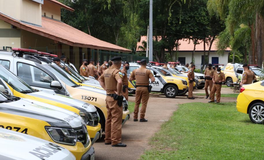 Operação da PM reforça policiamento em alguns bairros de Curitiba