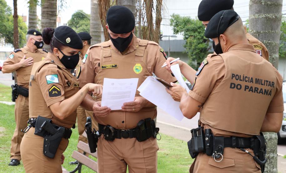 Operação da PM reforça policiamento em alguns bairros de Curitiba