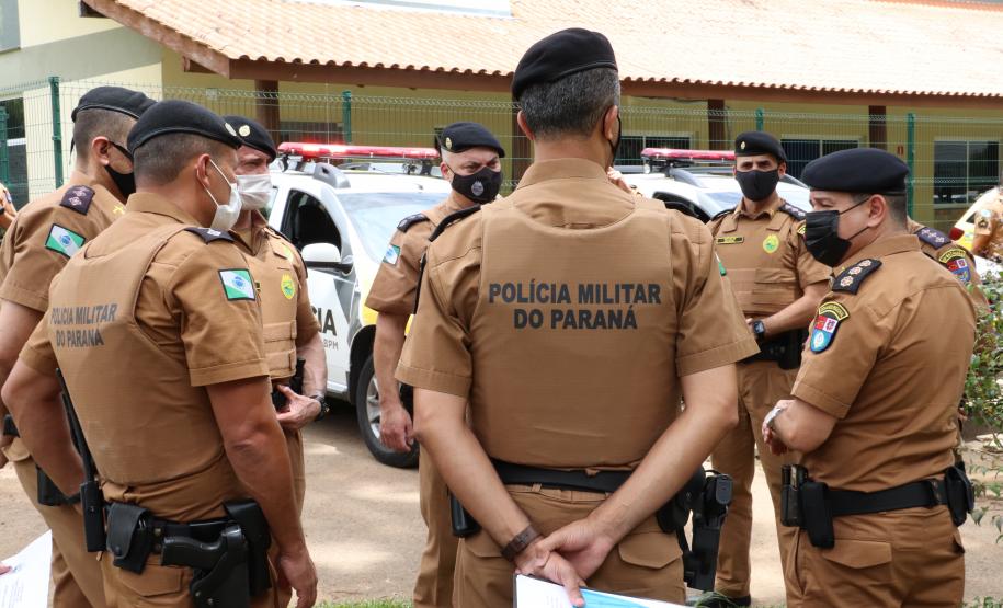 Operação da PM reforça policiamento em alguns bairros de Curitiba