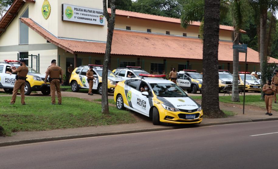 Operação da PM reforça policiamento em alguns bairros de Curitiba