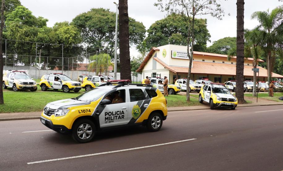 Operação da PM reforça policiamento em alguns bairros de Curitiba