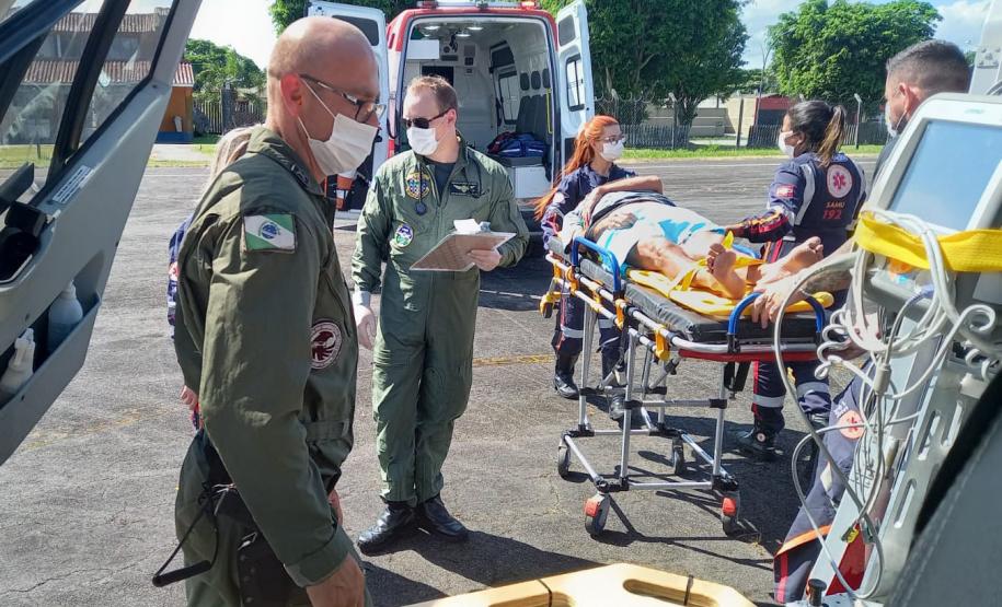 No Litoral, suporte aéreo salva 79 vidas em quase dois meses do Verão Paraná
