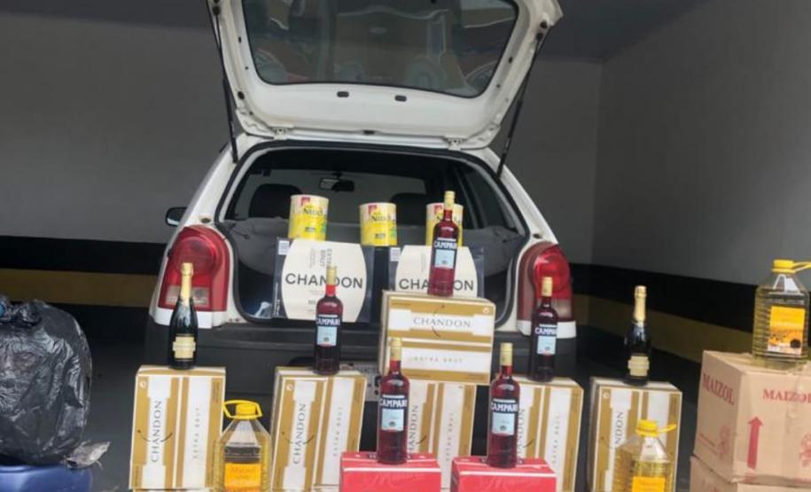 BPRv apreende diversos produtos contrabandeados em situações distintas no Sudoeste do estado