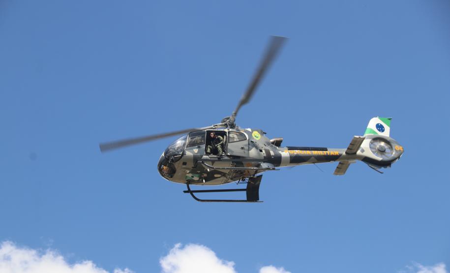 Unidade aérea da PM no Litoral garante agilidade no atendimento durante o feriadão