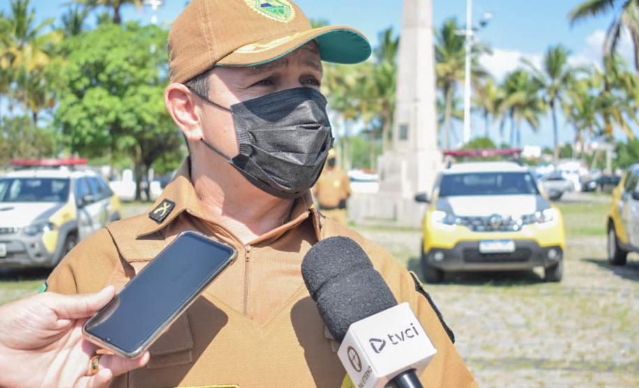 Com apoio de helicóptero e 50 viaturas, PM desencadeia megaoperação no Litoral