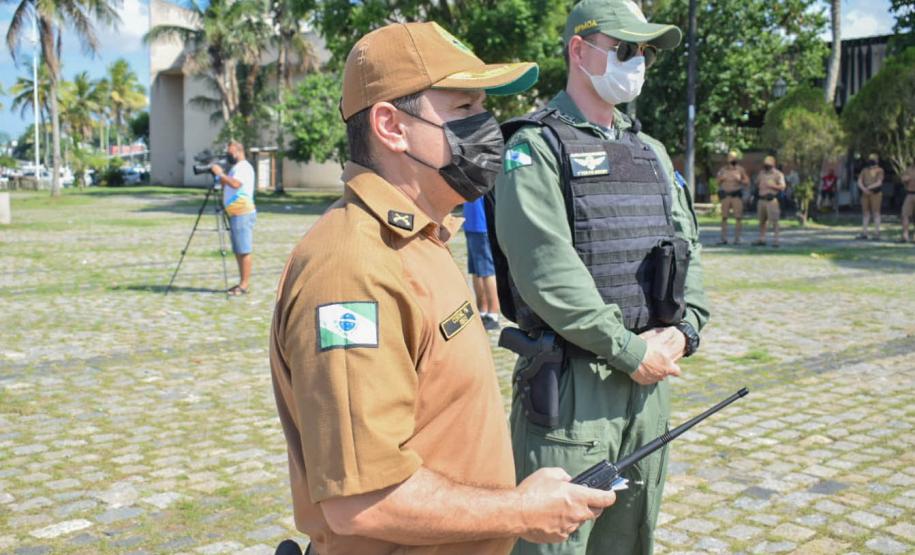 Com apoio de helicóptero e 50 viaturas, PM desencadeia megaoperação no Litoral