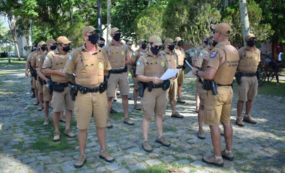 Com apoio de helicóptero e 50 viaturas, PM desencadeia megaoperação no Litoral