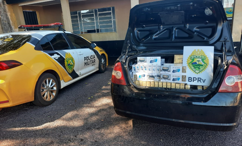 BPRv apreende mais de 18 quilos de maconha e cigarros contrabandeados no interior do estado
