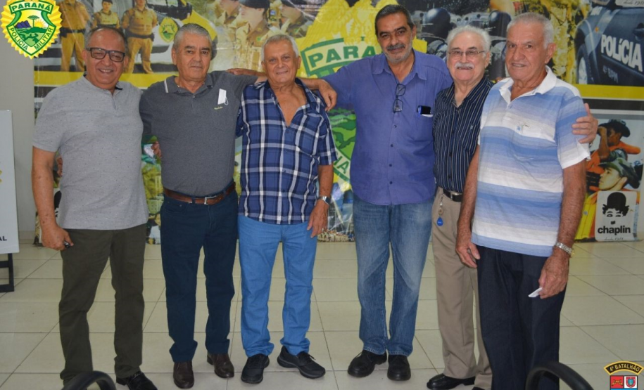 Batalhão da PM de Maringá promove café da manhã dos veteranos da unidade