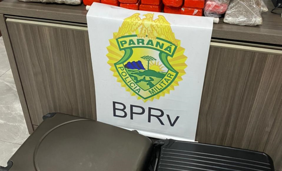 BPRv apreende mais de 18 quilos de maconha e cigarros contrabandeados no interior do estado