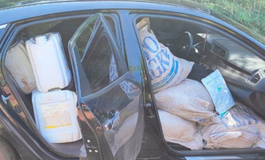 BPRv apreende 178 quilos de maconha e outros produtos contrabandeados durante feriado de Tiradentes, no interior do estado