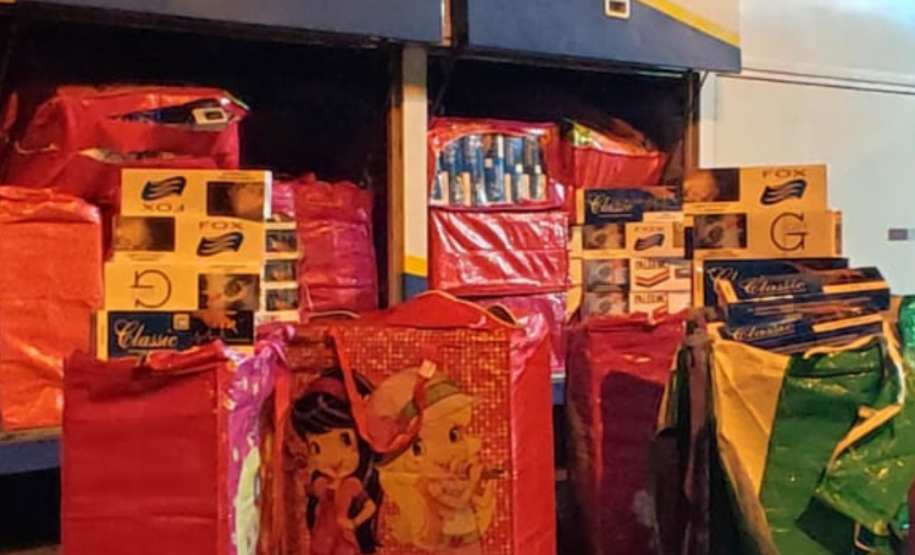 BPRv apreende 178 quilos de maconha e outros produtos contrabandeados durante feriado de Tiradentes, no interior do estado