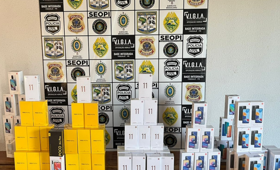 BPRv apreende 178 quilos de maconha e outros produtos contrabandeados durante feriado de Tiradentes, no interior do estado