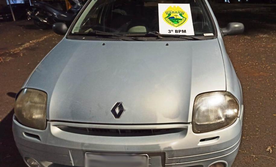 PM recupera veículo e apreende arma de fogo e cocaína no Sudoeste do estado