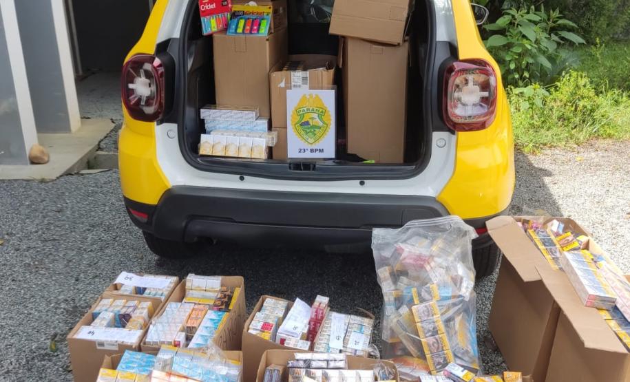 PM prende três homens e recupera carga de cigarros roubada em Curitiba