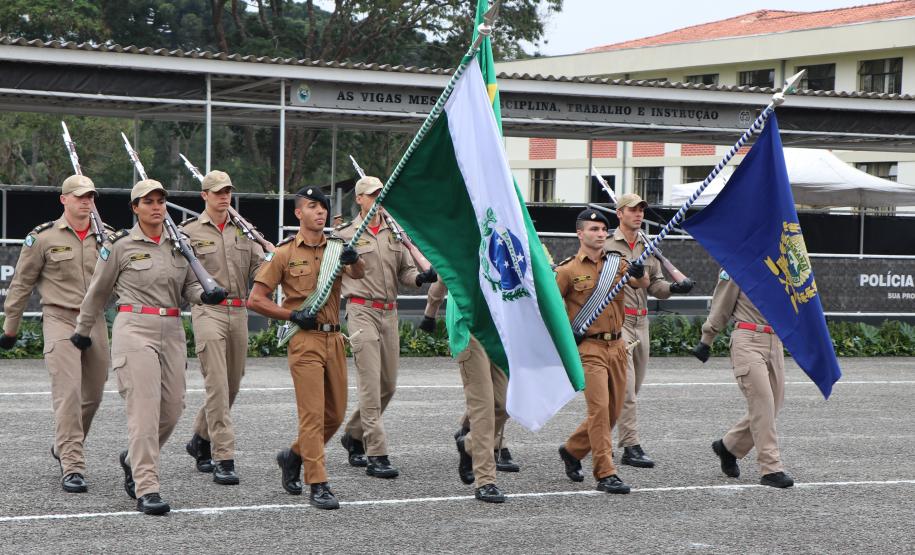 Polícia Militar do Paraná faz cerimônia em homenagem a Tiradentes, em São José dos Pinhais