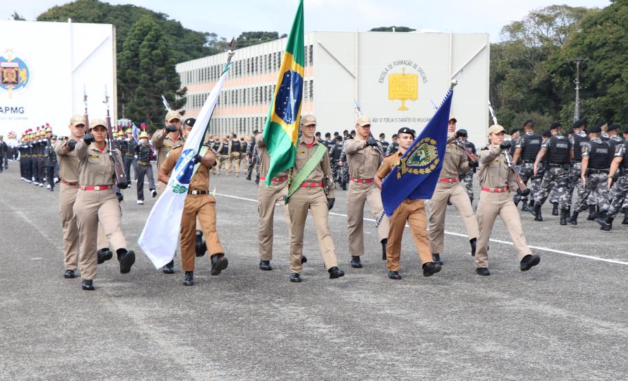 Polícia Militar do Paraná faz cerimônia em homenagem a Tiradentes, em São José dos Pinhais