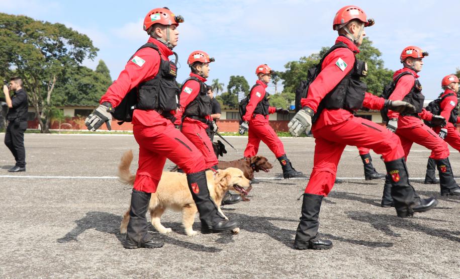 Polícia Militar do Paraná faz cerimônia em homenagem a Tiradentes, em São José dos Pinhais